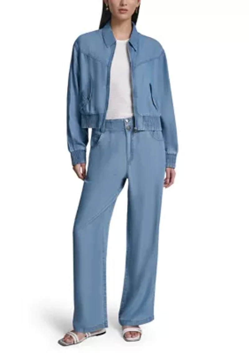 Women's Zip Front Tencel Jacket