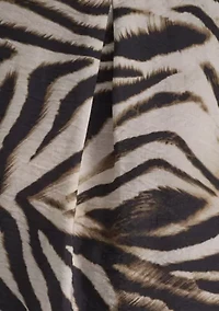 Women's Invisible Pleated Printed Blouse