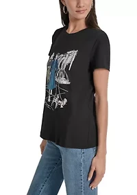Women's Short Sleeve City Girl Graphic T-Shirt