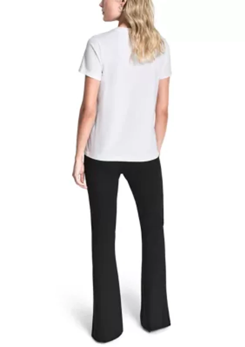 Women's Beaded Logo T-Shirt