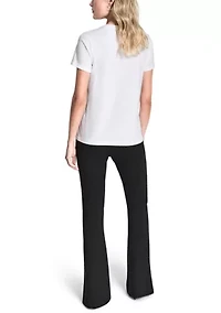 Women's Beaded Logo T-Shirt