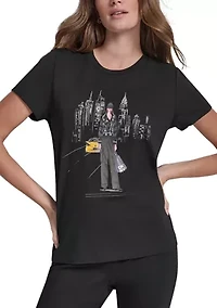 Women's Short Sleeve City Girl Graphic T-Shirt