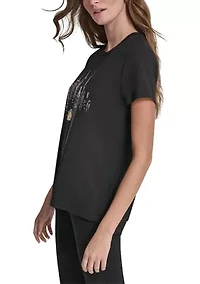 Women's Short Sleeve City Girl Graphic T-Shirt