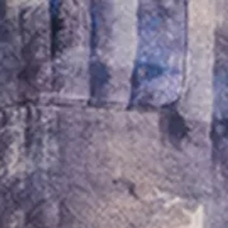 Women's Roll Sleeve Printed Utility Blouse