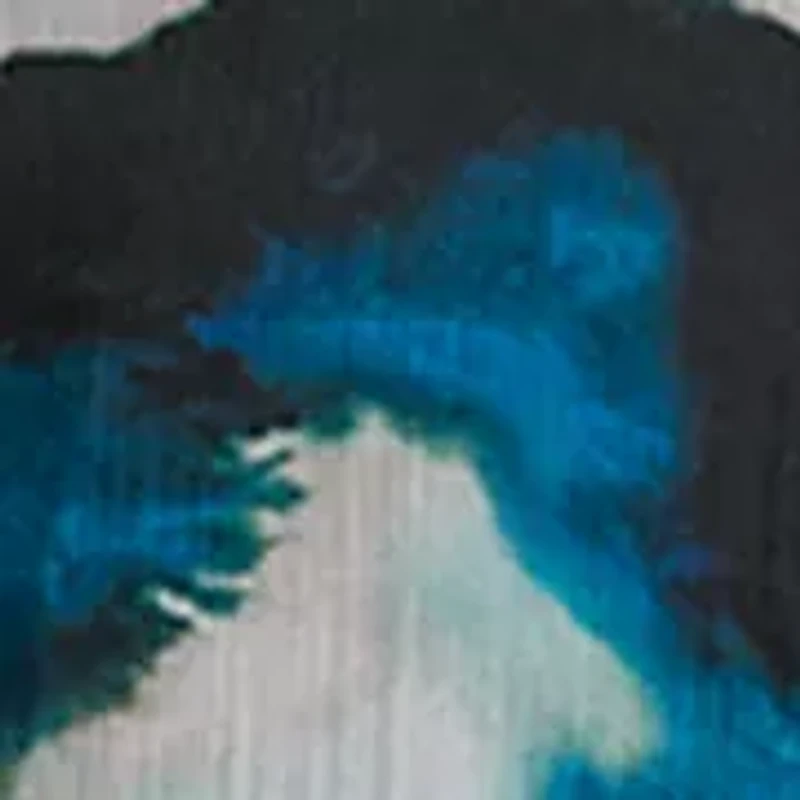 Women's Long Sleeve Marble Print Blouse