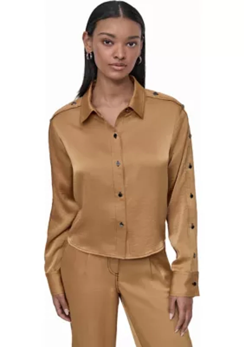 Women's Button Front Blouse