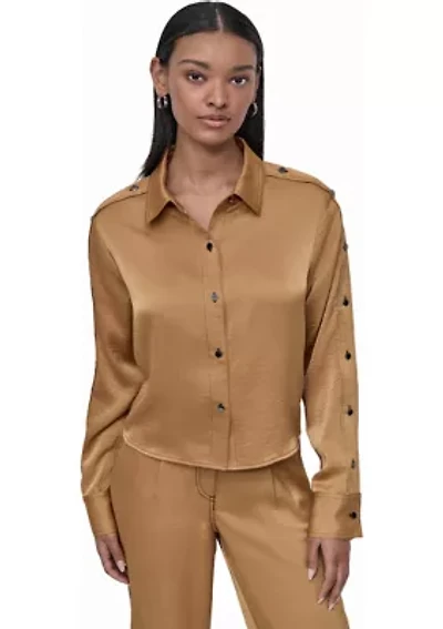 Women's Button Front Blouse