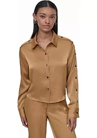 Women's Button Front Blouse