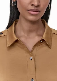 Women's Button Front Blouse