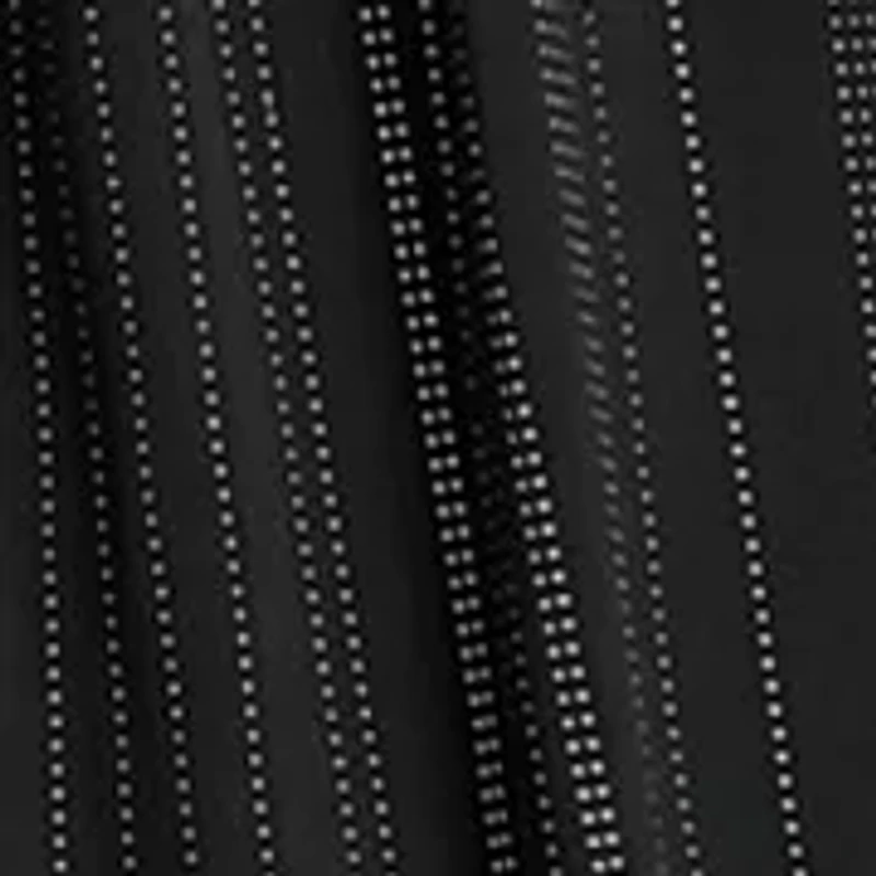 Women's Puff Sleeve Silver Studded Chiffon Dress