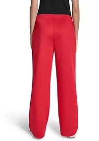 Scuba Wide Leg Pull-On Logo Pants