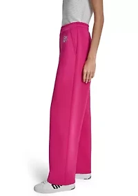 Scuba Wide Leg Pull-On Logo Pants