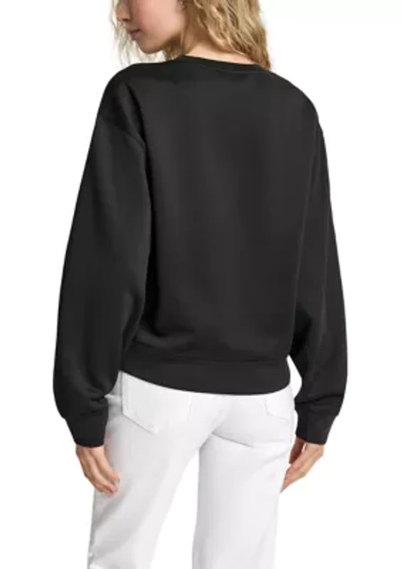 Women's Long Sleeve NYC Graphic Scuba Pullover