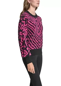 Women's Animal Print Sweater