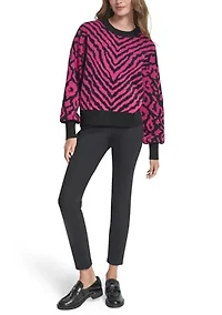 Women's Animal Print Sweater