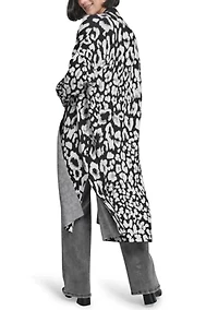 Women's Leopard Print Cardigan Sweater