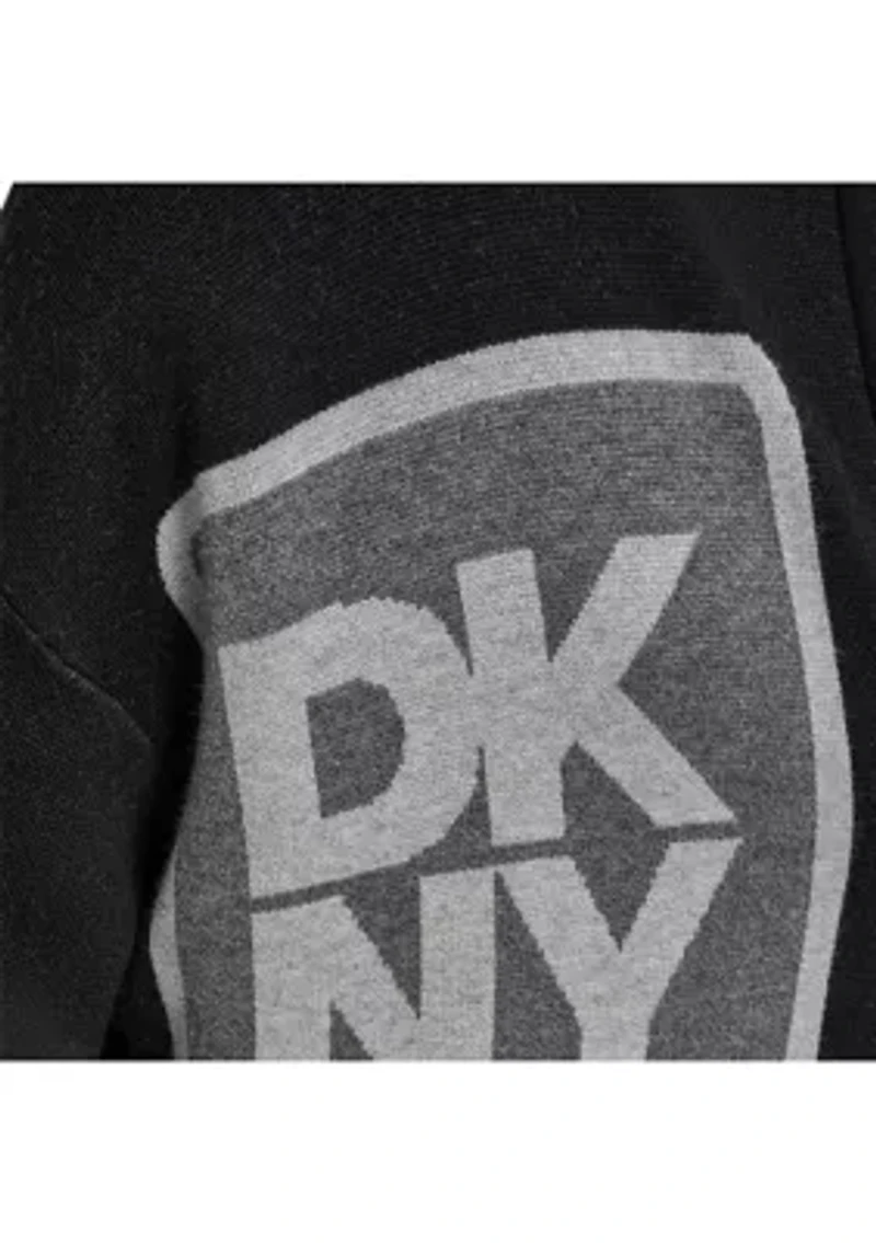 Women's Long Sleeve Patch Cardigan Sweater