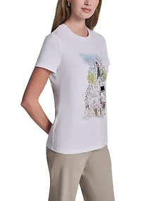Women's Short Sleeve Girls Graphic T-Shirt