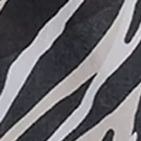 Women's Roll-Sleeve Printed Blouse