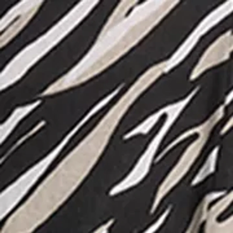 Women's Puff Sleeve Animal Print Mini Dress