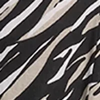 Women's Puff Sleeve Animal Print Mini Dress