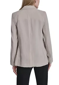 Women's Roll Sleeve Pocket Blazer