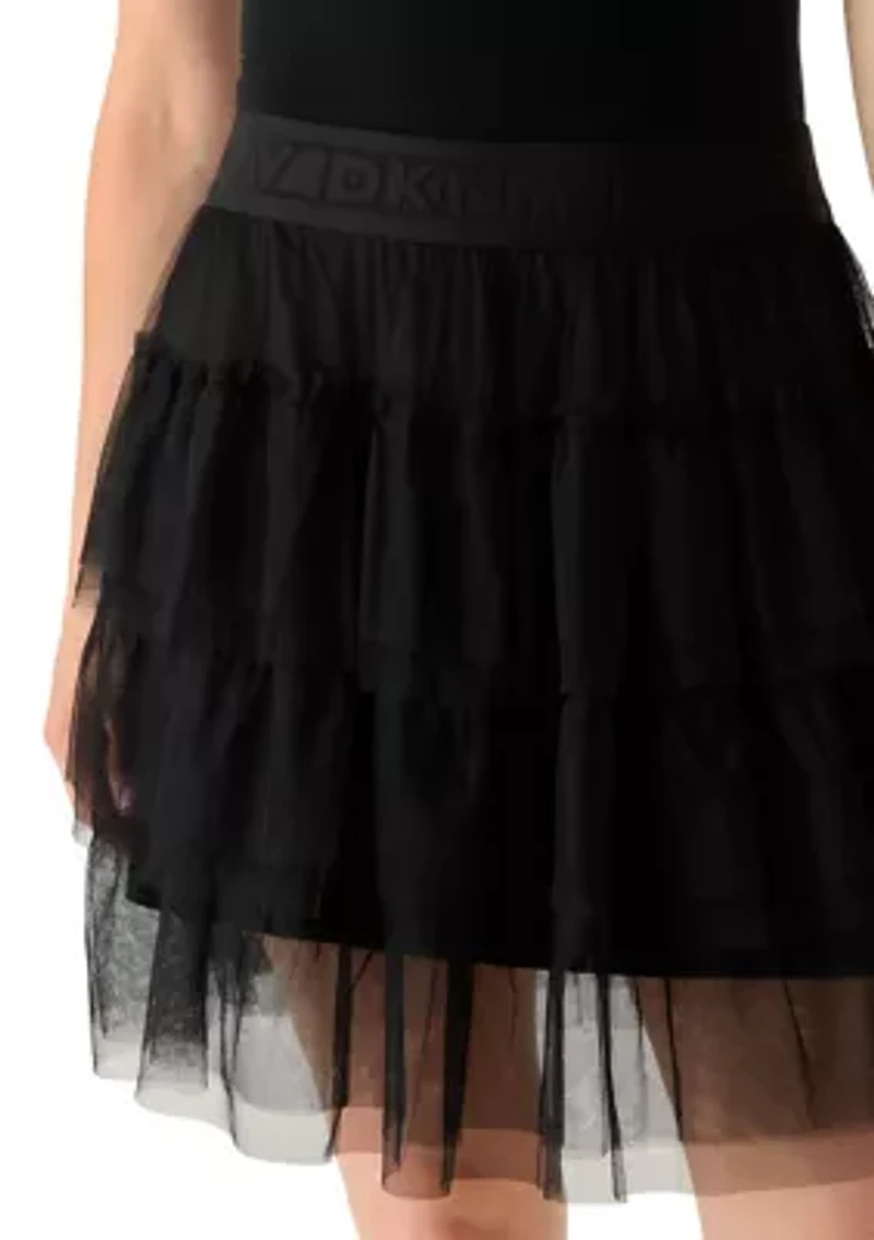 Women's Layer Tulle Shorts & Skirt Set