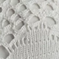 Women's Puff Sleeve Crochet Top