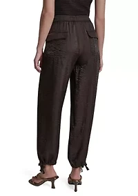 Women's Tie Ankle Cargo Pants