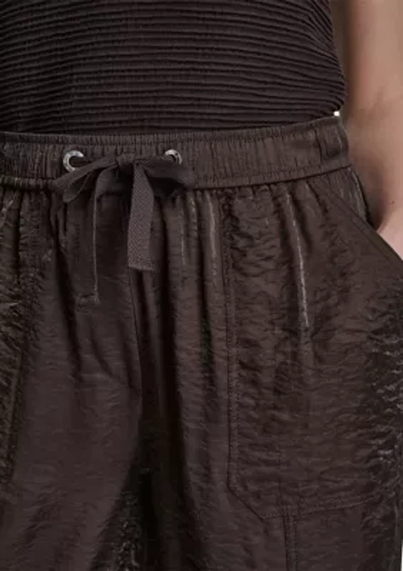 Women's Tie Ankle Cargo Pants