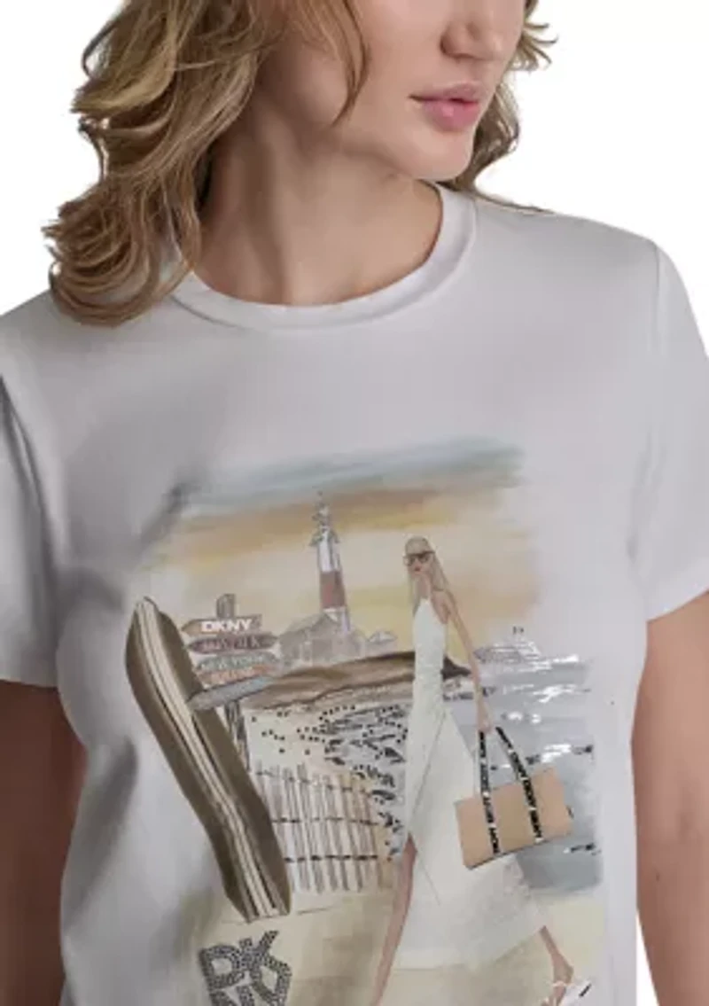 Women's Beach Girls Graphic T-Shirt
