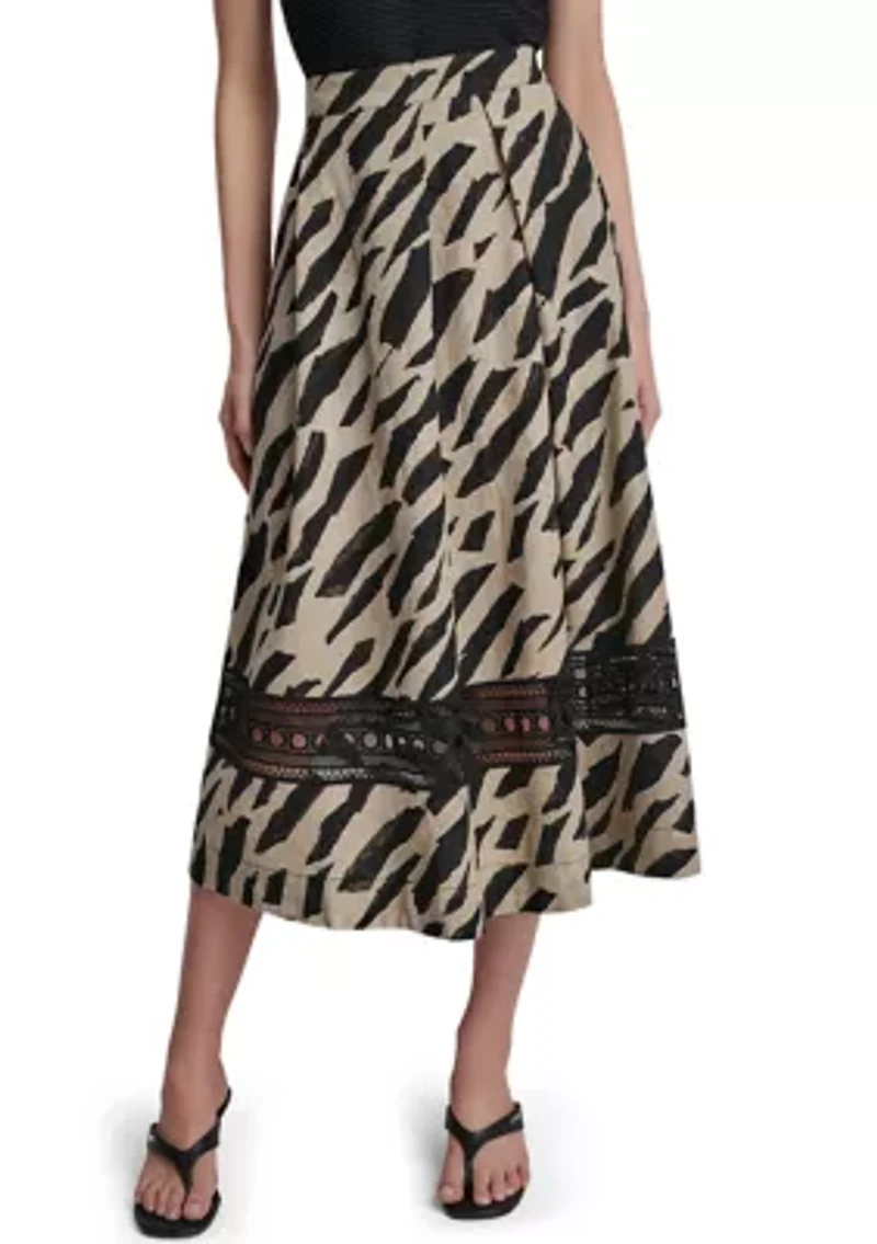 Women's A-Line Animal Skirt