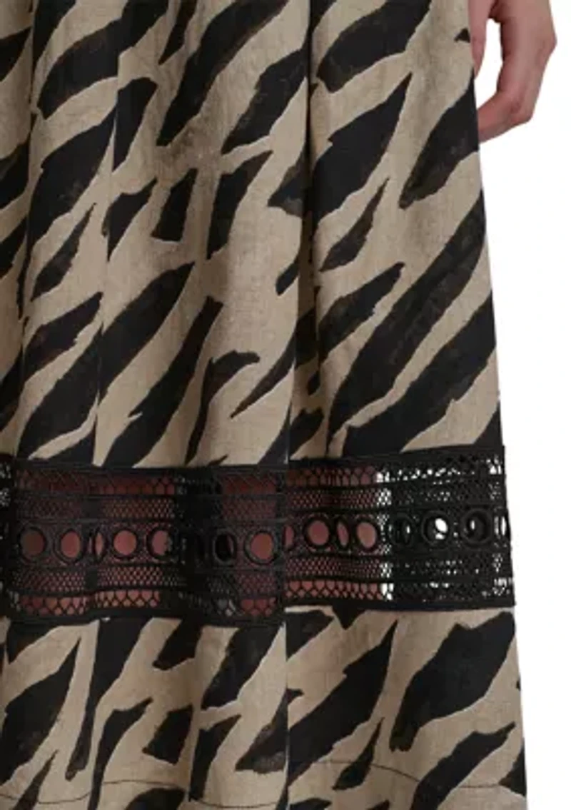 Women's A-Line Animal Skirt