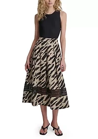 Women's A-Line Animal Skirt