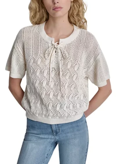 Women's Short Sleeve Pontelle Sweater