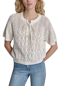 Women's Short Sleeve Pontelle Sweater