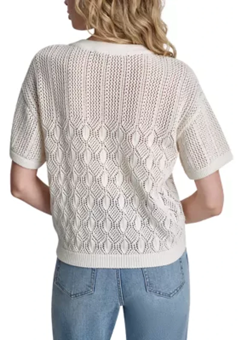 Women's Short Sleeve Pontelle Sweater