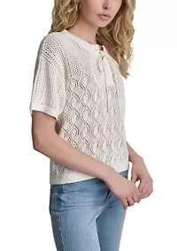 Women's Short Sleeve Pontelle Sweater