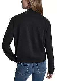 Women's Zip Front Bomber Jacket