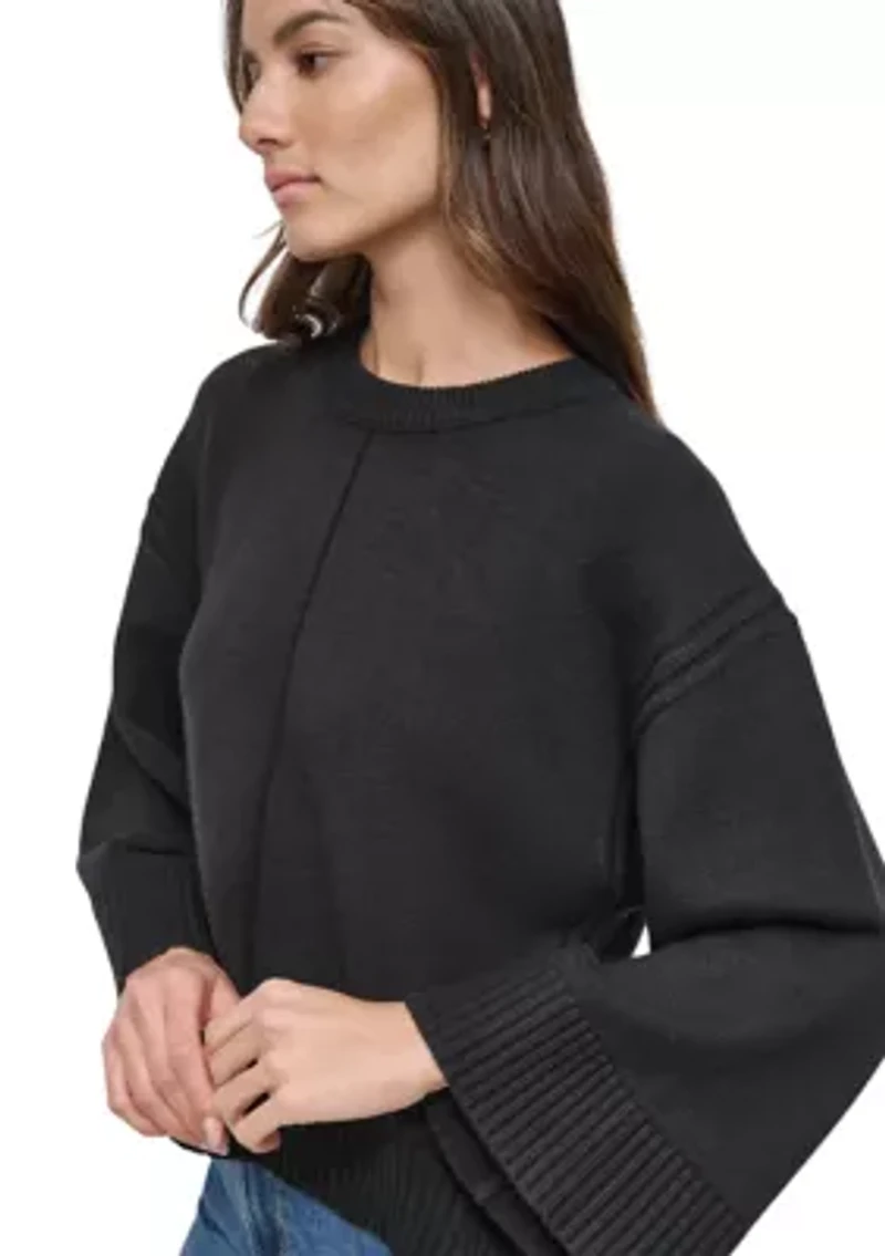 Women's Long Sleeve Crew Neck Sweater