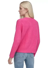 Women's Long Sleeve Crew Neck Sweater