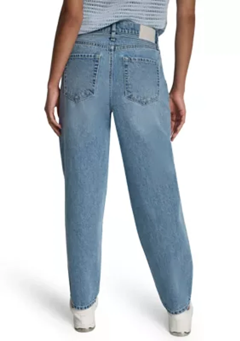 Women's Mid-Rise Barrel Jeans