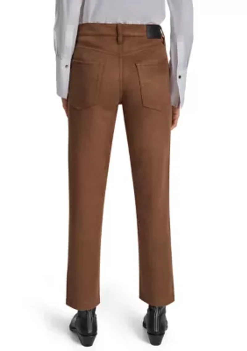 Women's Mid Rise Classic Straight Leg Pants