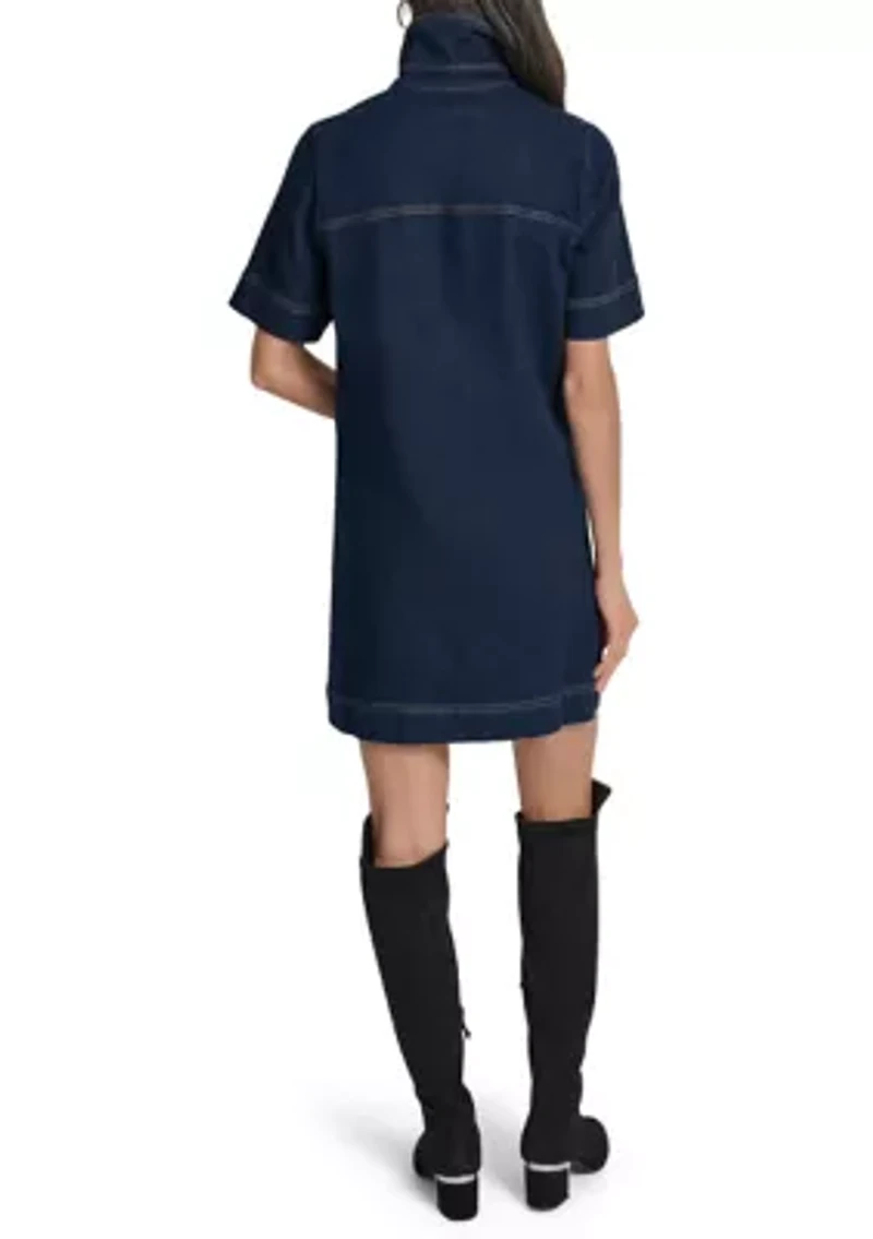 Women's Denim Shift Dress