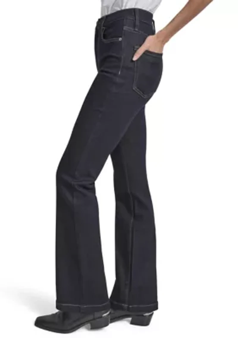 Women's High Rise Flare Jeans