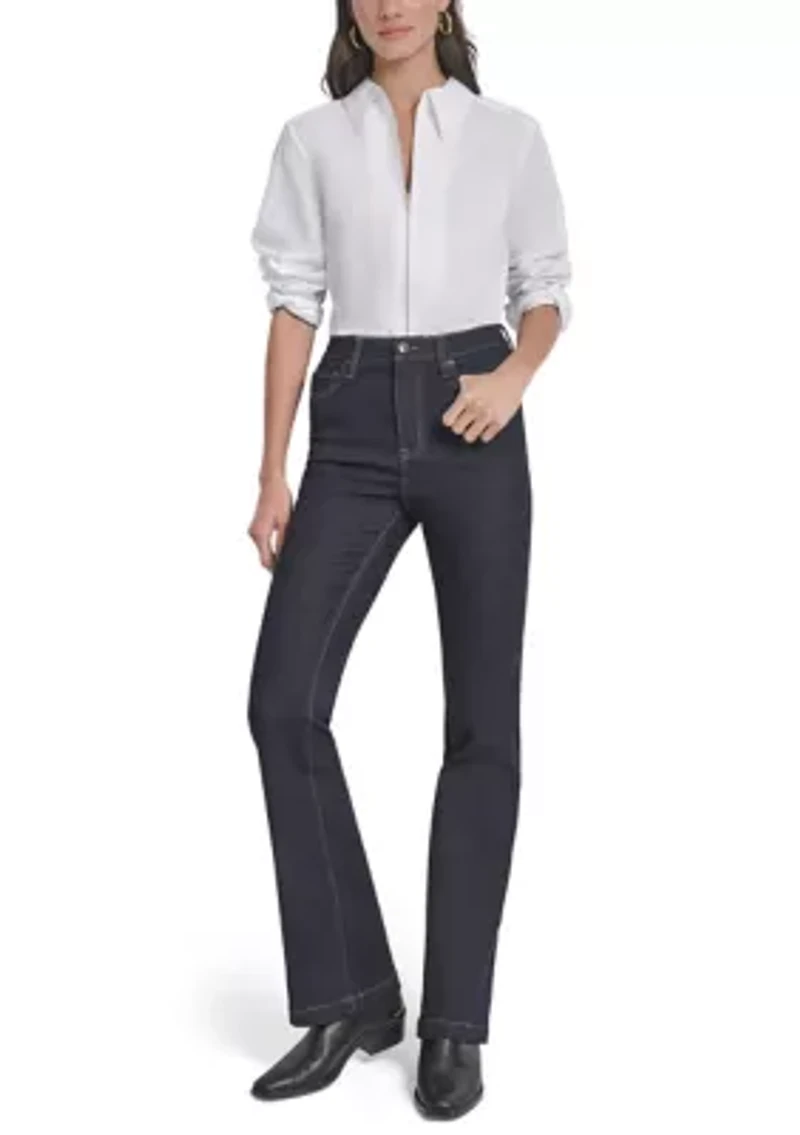 Women's High Rise Flare Jeans