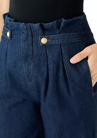 Women's Wide Leg Denim Trousers