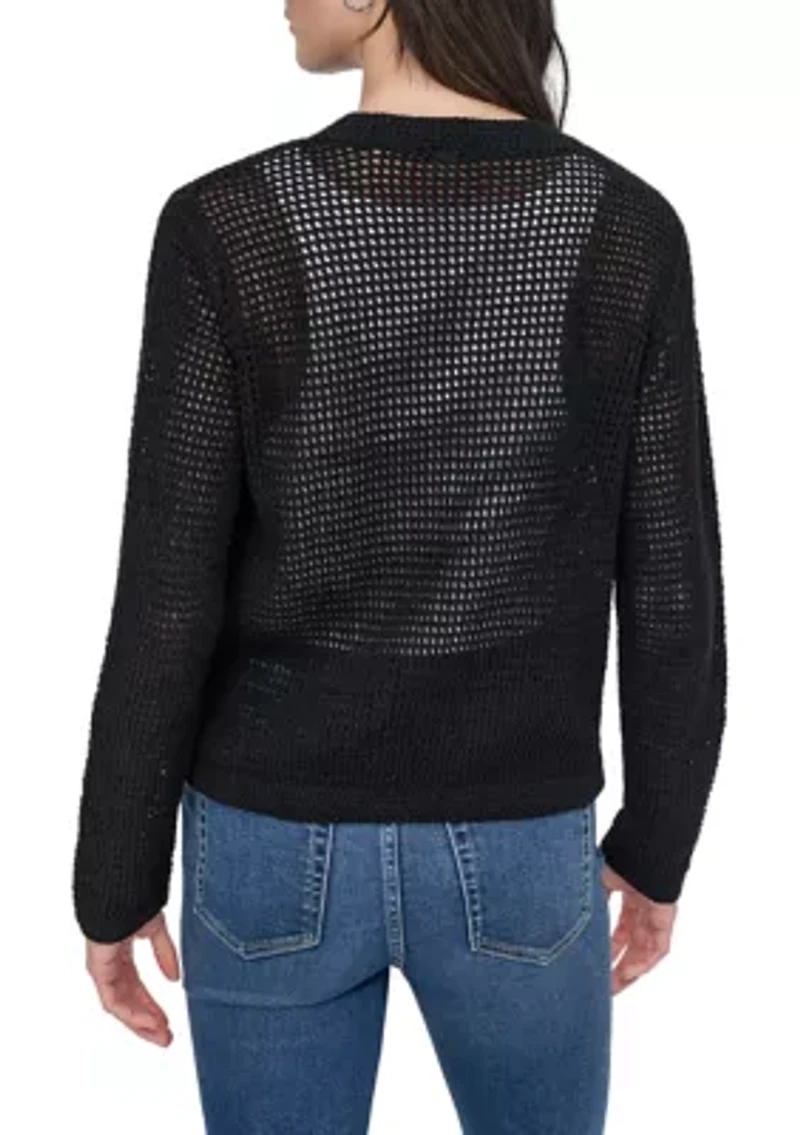 Women's Chenille Long Sleeve Sweater