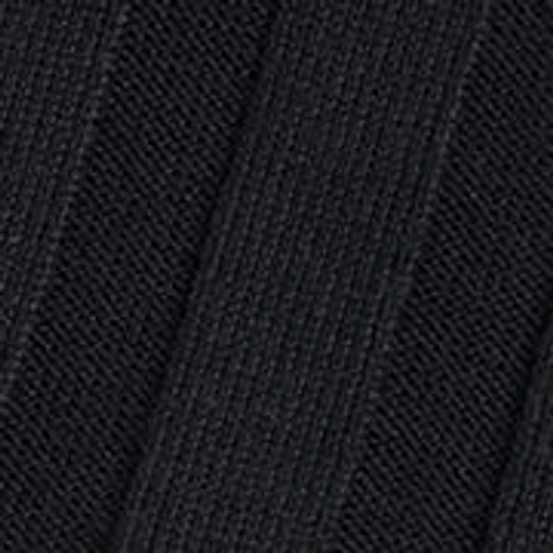 Women's Elbow Sleeve Wide Rib Mock Neck Sweater