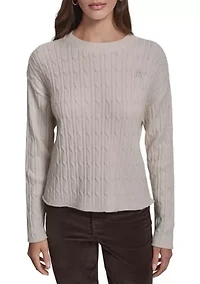Women's Cable Knit Sweater